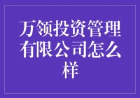 万领投资管理公司——你的财富管家还是陷阱？